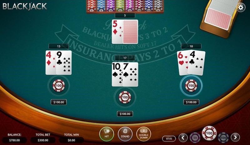 Luật chơi Black Jack TDTC.