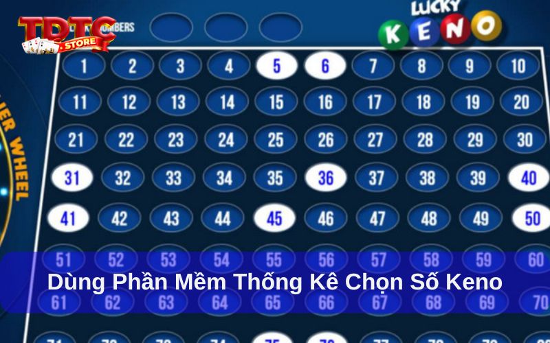 Keno online - Khái niệm, cách chơi, kinh nghiệm chuẩn 2025 4 Dùng phần mềm thống kê hỗ trợ chơi Keno online