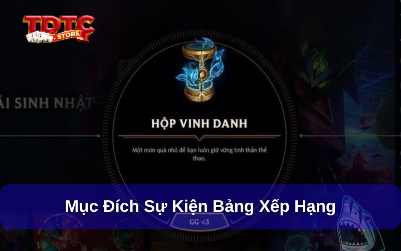 Bảng xếp hạng Thiên Đường Trò Chơi vinh danh người giỏi 1 Tìm hiểu mục đích tặng quà vinh danh