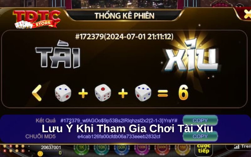 App tài xỉu - Link tải không bị chặn mới cập nhật 2025 4 Lưu ý khi chơi game tài xỉu