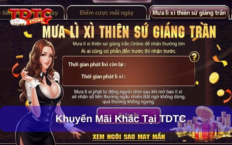 Game tài xỉu đăng ký nhận 10K - TDTC thưởng cược miễn phí 4 Các khuyến mãi khác tại sân chơi TDTC