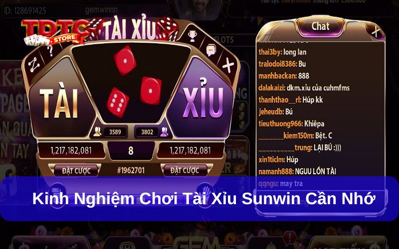 Tài xỉu Sunwin – Game đổi thưởng hấp dẫn, cách chơi đơn giản 3 Áp dụng chiến thuật để chơi tài xỉu Sunwin thành công